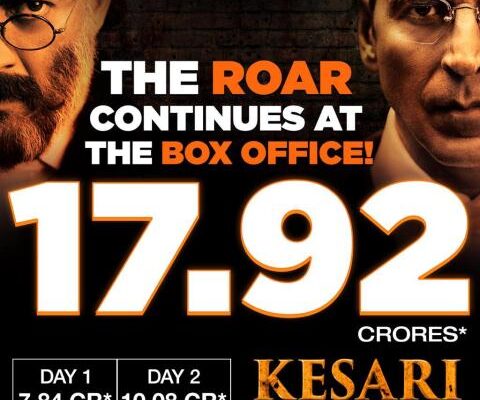 Akshay kumar की kesari chapter 2 वीकेंड तक तगड़ी कमाई कर सकती है।