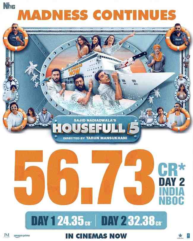 Housefull 5 Box Office: दो दिन में ₹50 करोड़ पार