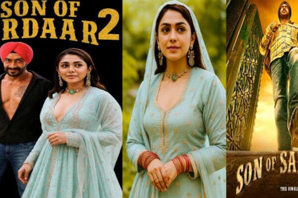 अजय देवगन और मृणाल ठाकुर स्टारर Son of Sardaar 2 का पहला आधिकारिक टीज़र पोस्टर, पंजाबी स्टाइल लुक में