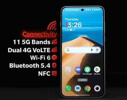 OnePlus NORD 5 Connectivity & Sensors
